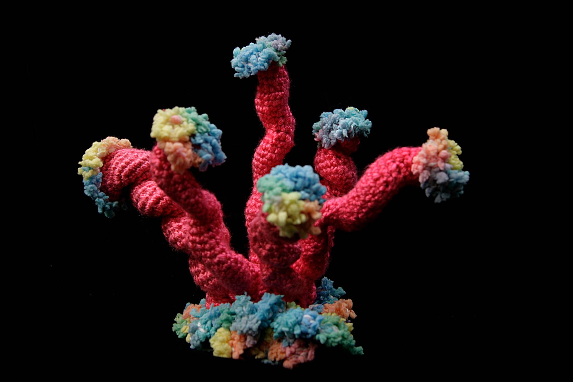 Crochet sculpture