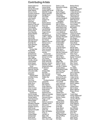 List of names of contributors to Pittsburgh Satellire Reef